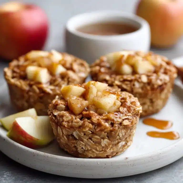Baked Apple Cinnamon Oatmeal Cups Recipe
