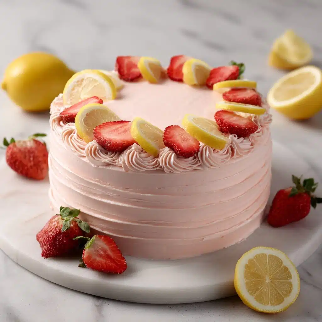 Strawberry Lemon Cake Recipe