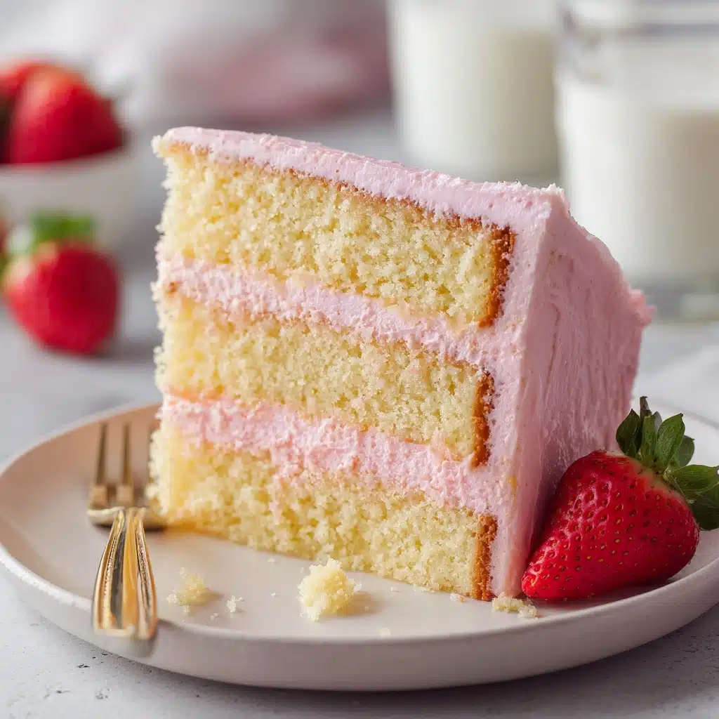 Strawberry Lemon Cake Recipe - Recipe Image