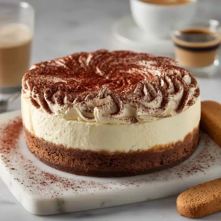 Tiramisu Cheesecake Recipe
