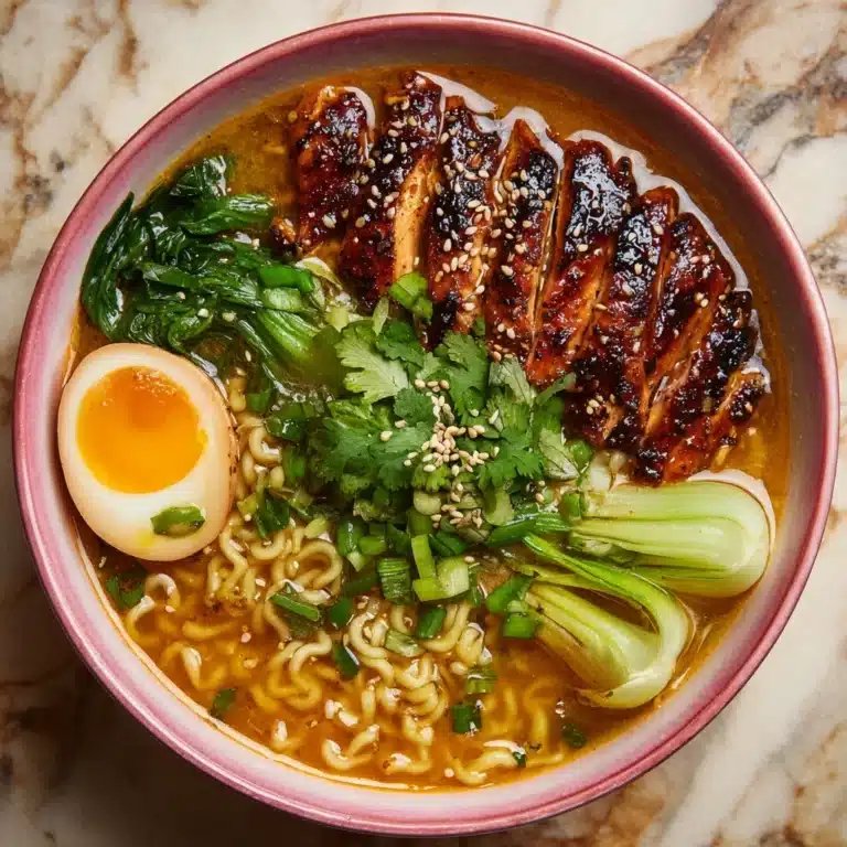 Teriyaki Chicken Ramen Noodle soup Recipe