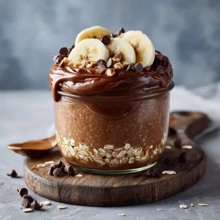 Peanut Butter Chocolate Overnight Oats Recipe