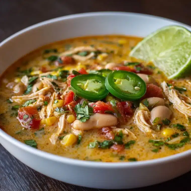 Cajun White Chicken Chili Recipe