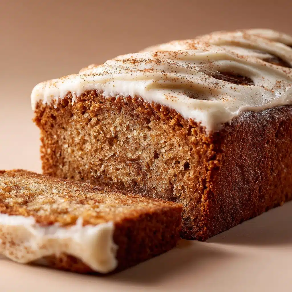 Spiced Carrot Loaf with Cream Cheese Frosting Recipe - Recipe Image