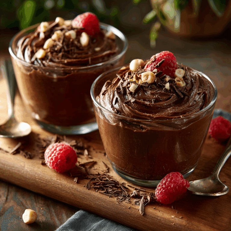Chocolate Hazelnut Mousse (vegan) Recipe