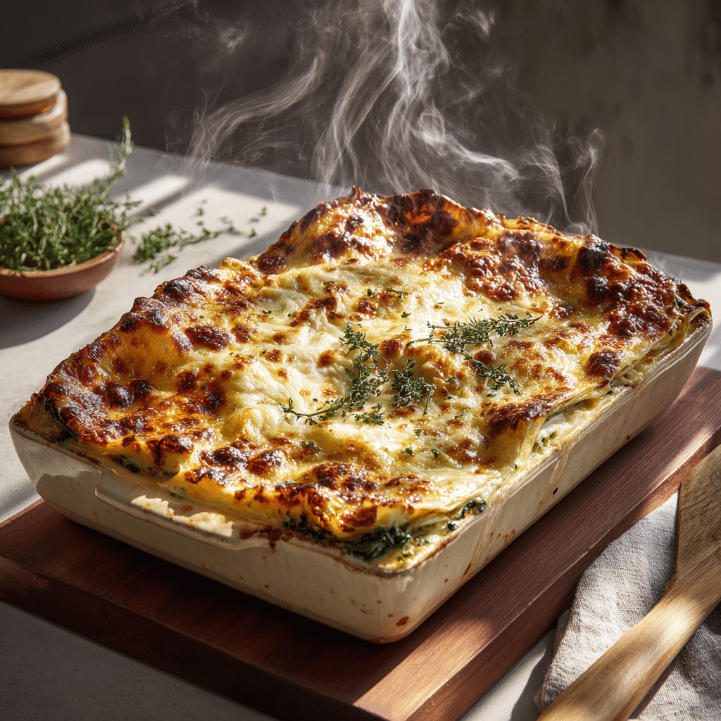 Creamy Spinach & Artichoke Lasagna Recipe