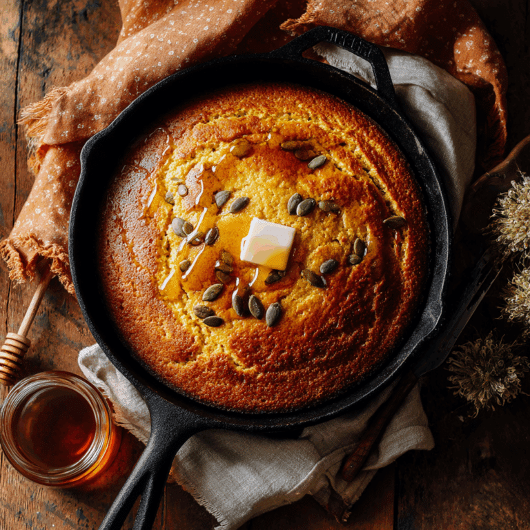 Pumpkin Maple Cornbread Recipe
