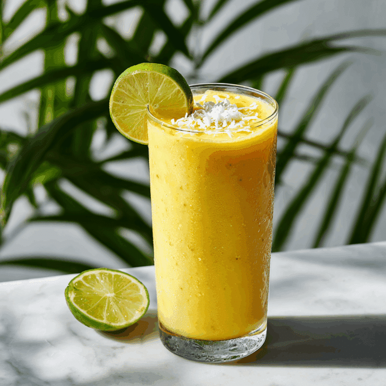 Tropical Mango Smoothie Recipe