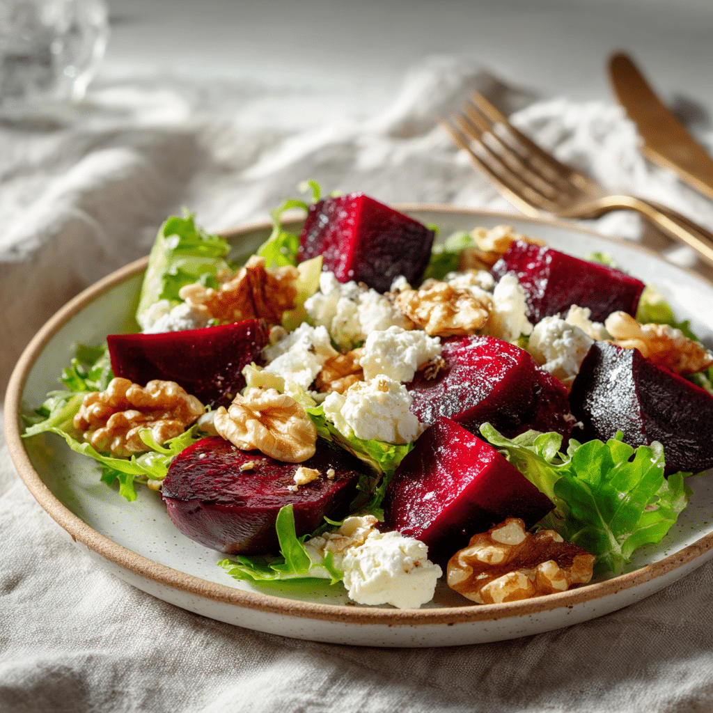 Roasted Beet and Walnut Salad Recipe