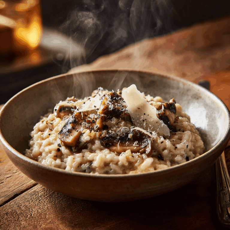 Creamy Mushroom Risotto Recipe