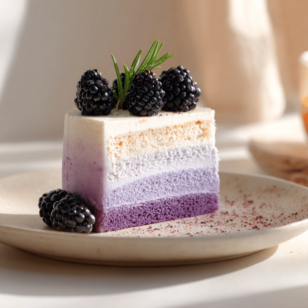 Blackberry Ombre Cake Recipe