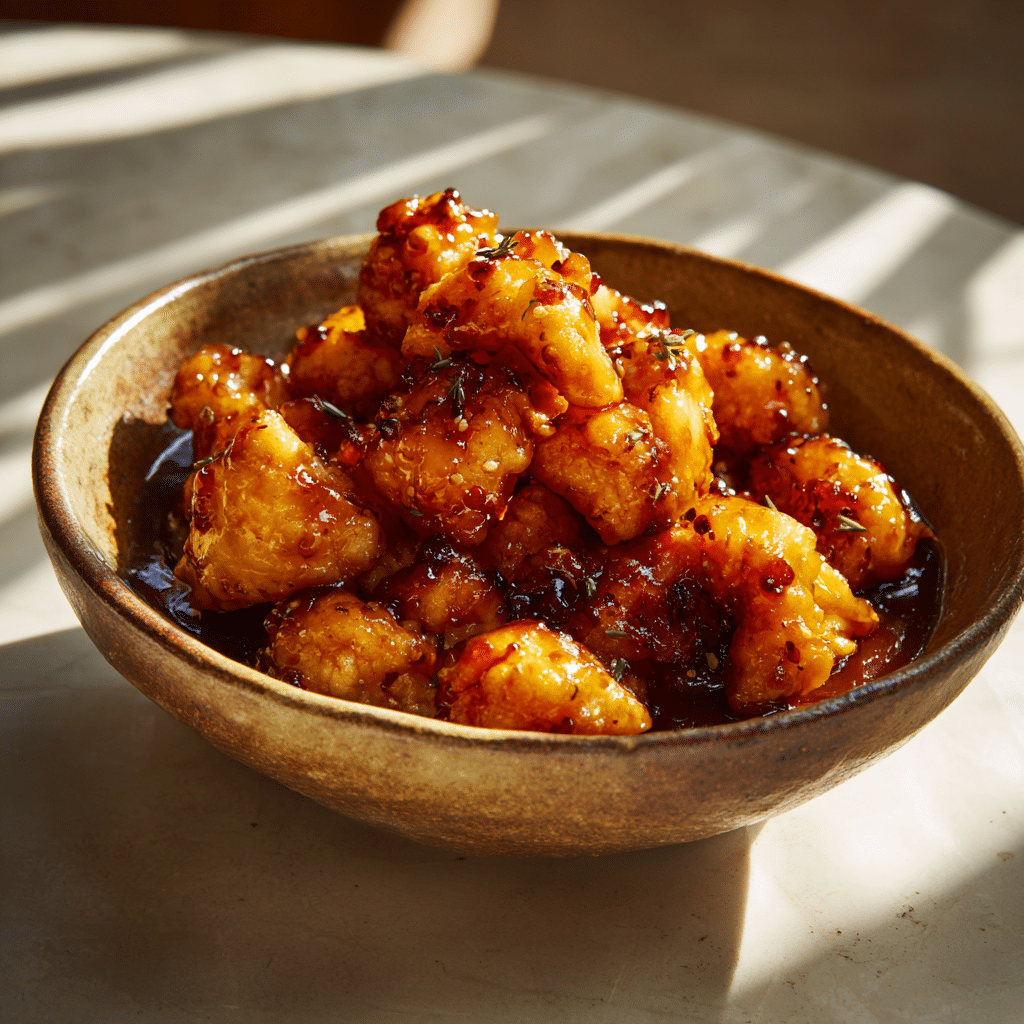 Spicy Mango Glazed Cauliflower Wings Recipe - Recipe Image