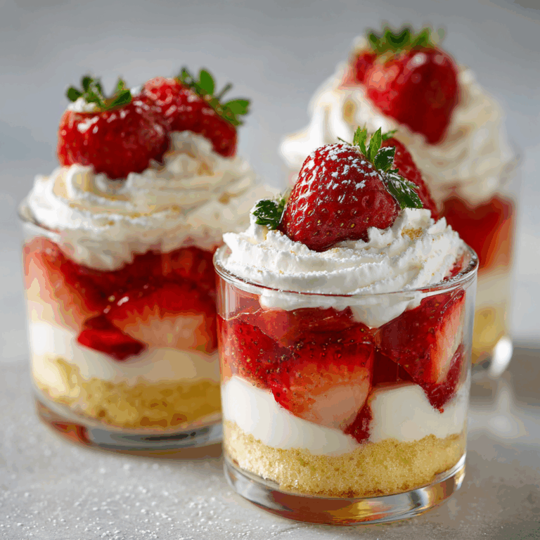 Mini Strawberry Shortcake Cups Recipe
