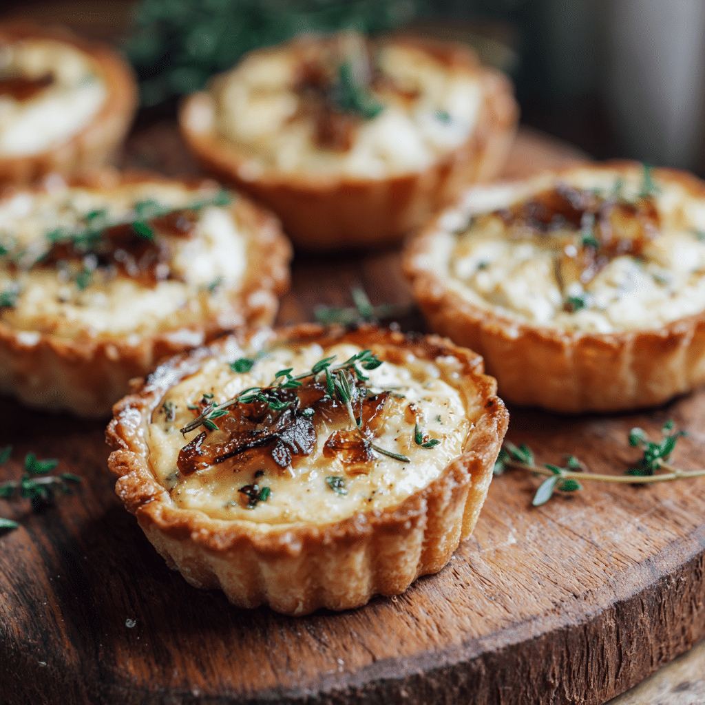 Mini Cheese Tartlets Recipe - Recipe Image