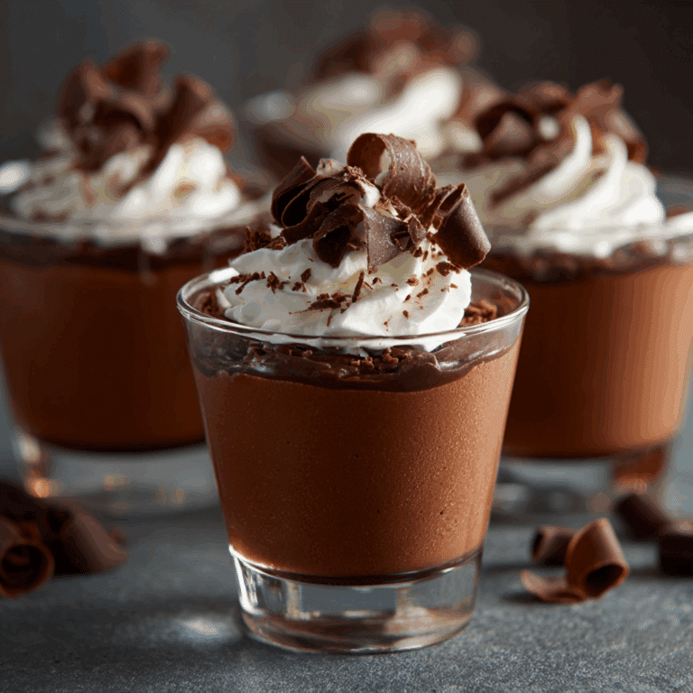 Mini Chocolate Mousse Cups Recipe