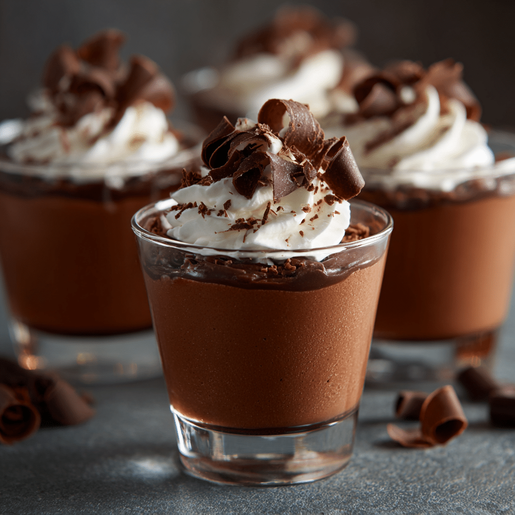 Mini Chocolate Mousse Cups Recipe