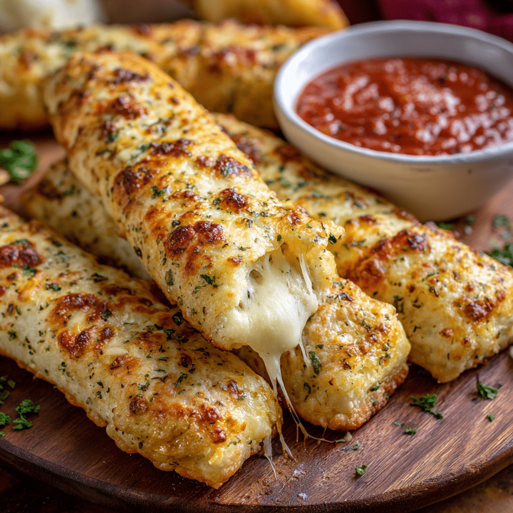 Cheesy Garlic Breadsticks Recipe - Recipe Image