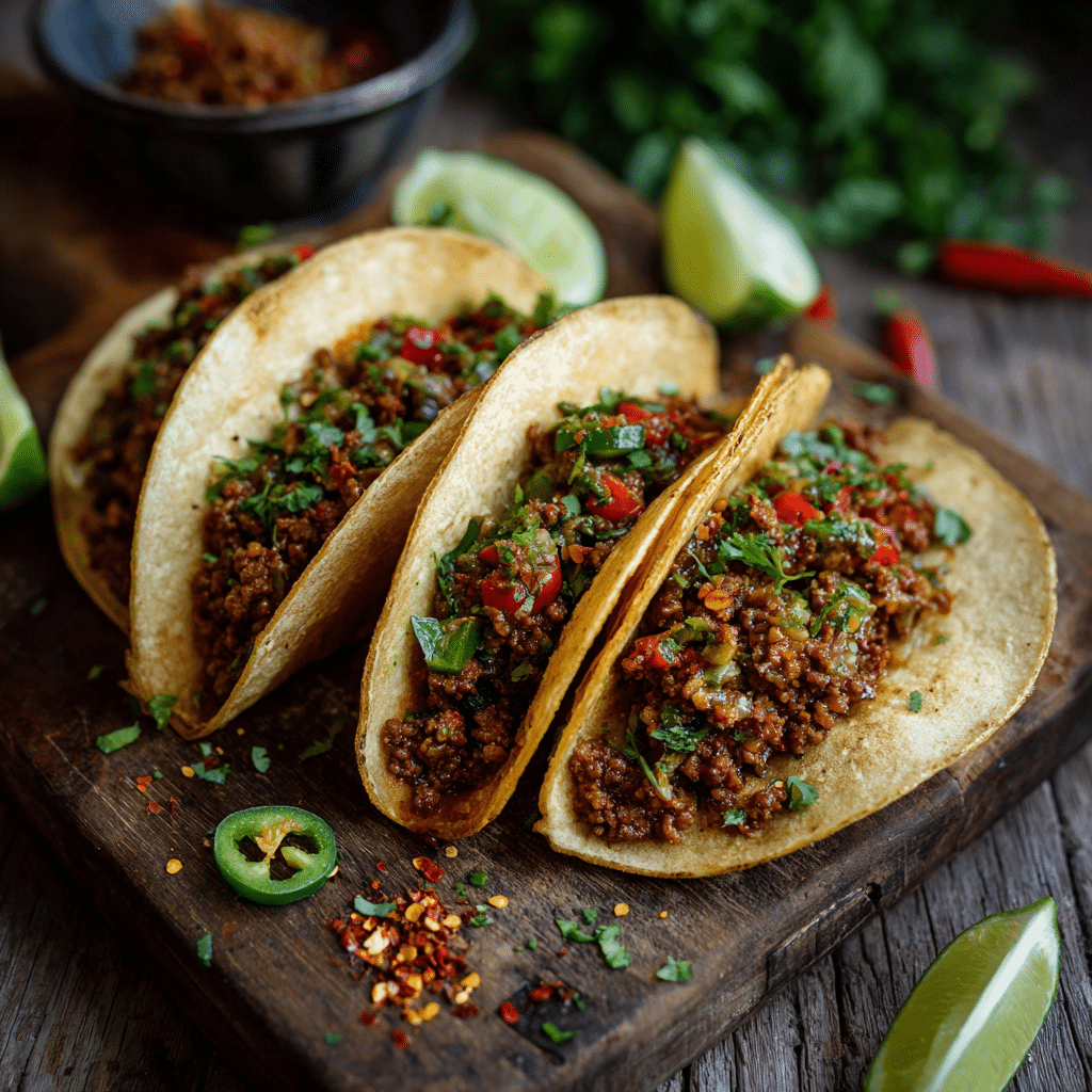 Spicy Beef Tacos Recipe - Recipe Image