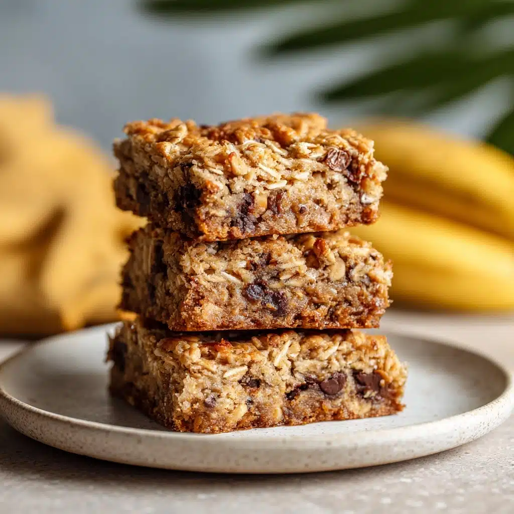Peanut Butter Banana Energy Bars Recipe - Recipe Image
