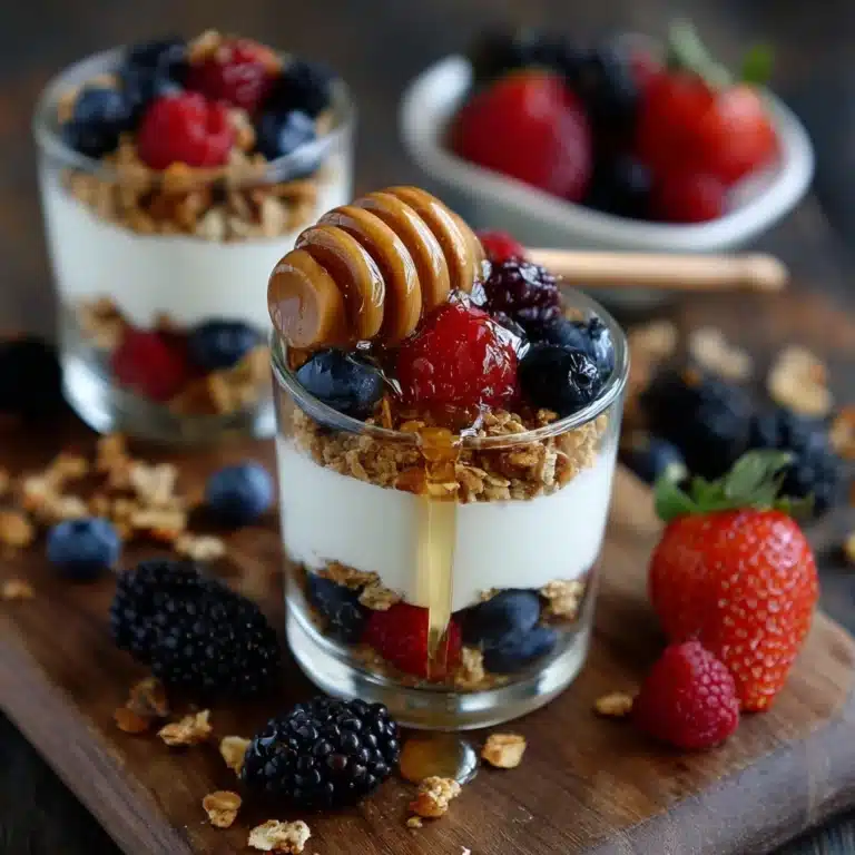 Greek Yogurt Berry Parfaits Recipe