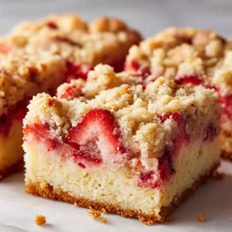 Strawberry Crumble Cake Recipe