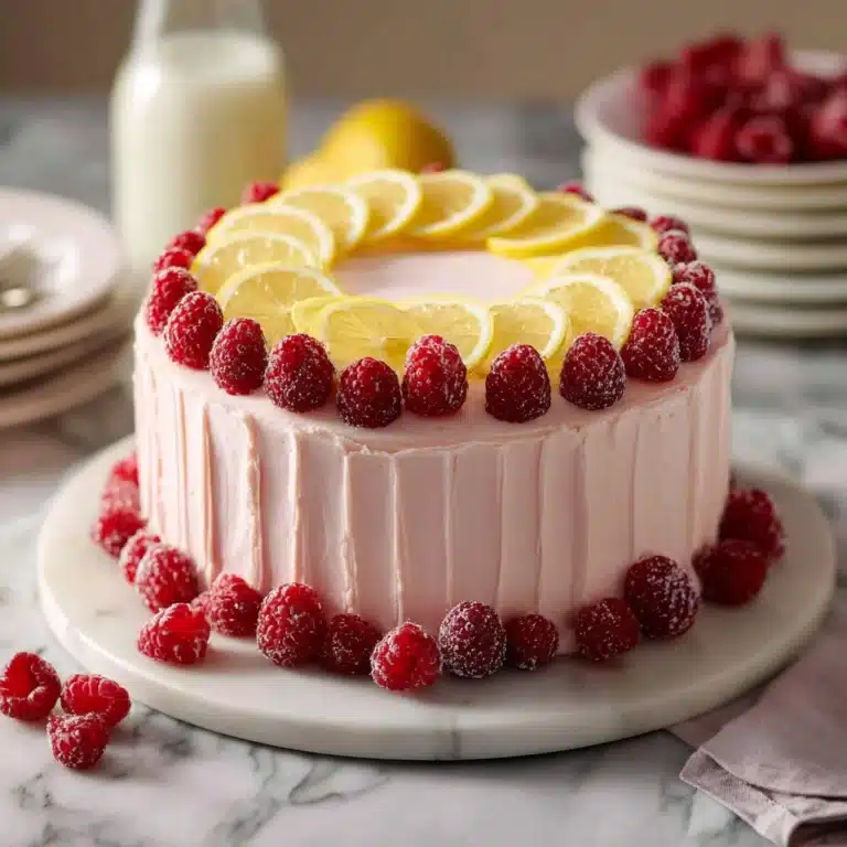 Lemon Raspberry Cake Recipe