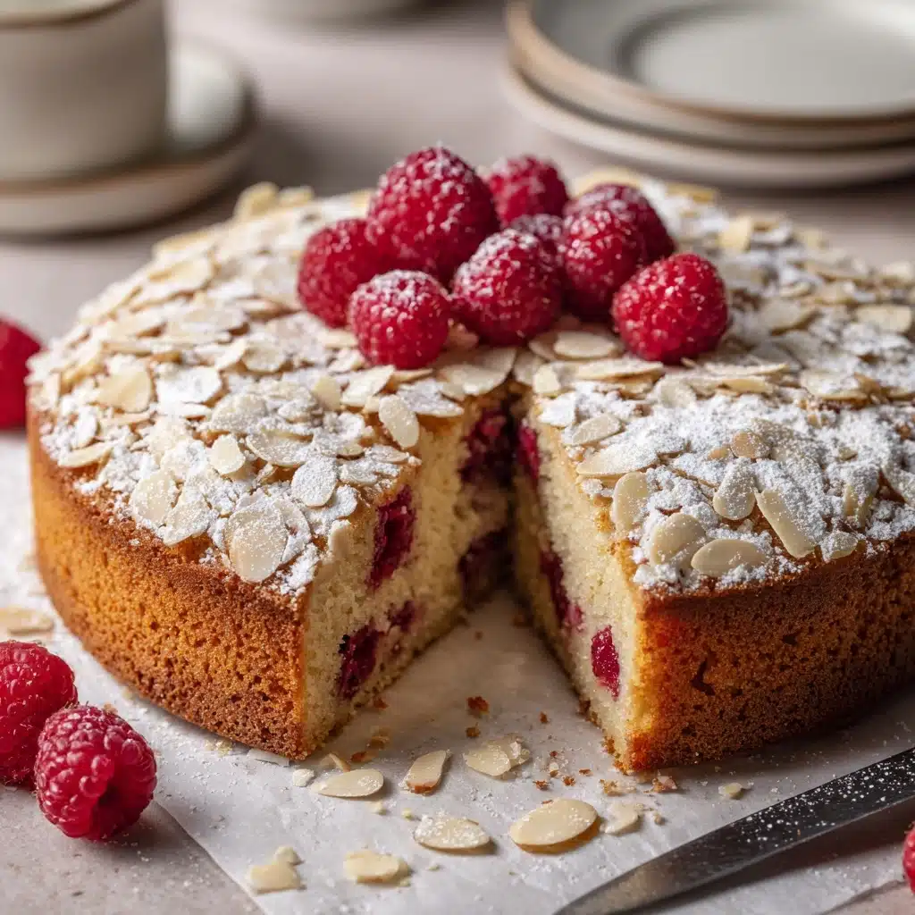 Raspberry Almond Cake Recipe - Recipe Image