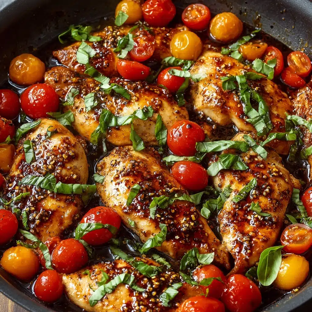 One Pan Balsamic Chicken Recipe - Recipe Image