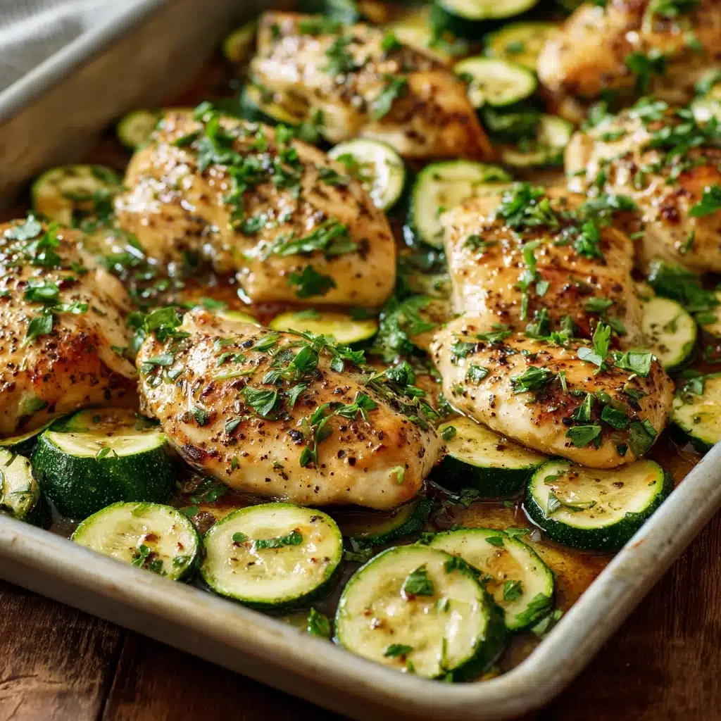 Easy Baked Chicken and Zucchini Recipe
