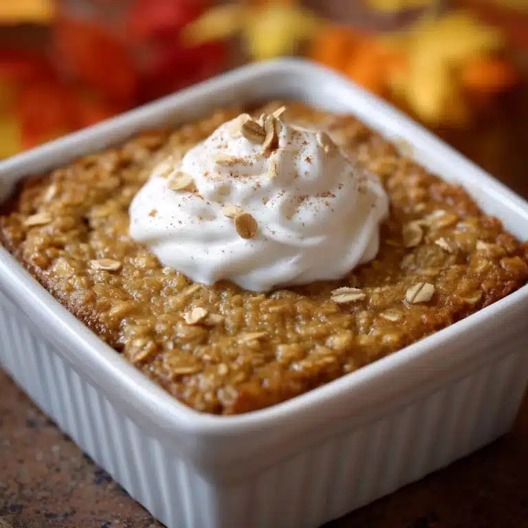 Pumpkin Baked Oatmeal That Will Warm Your Cozy Mornings