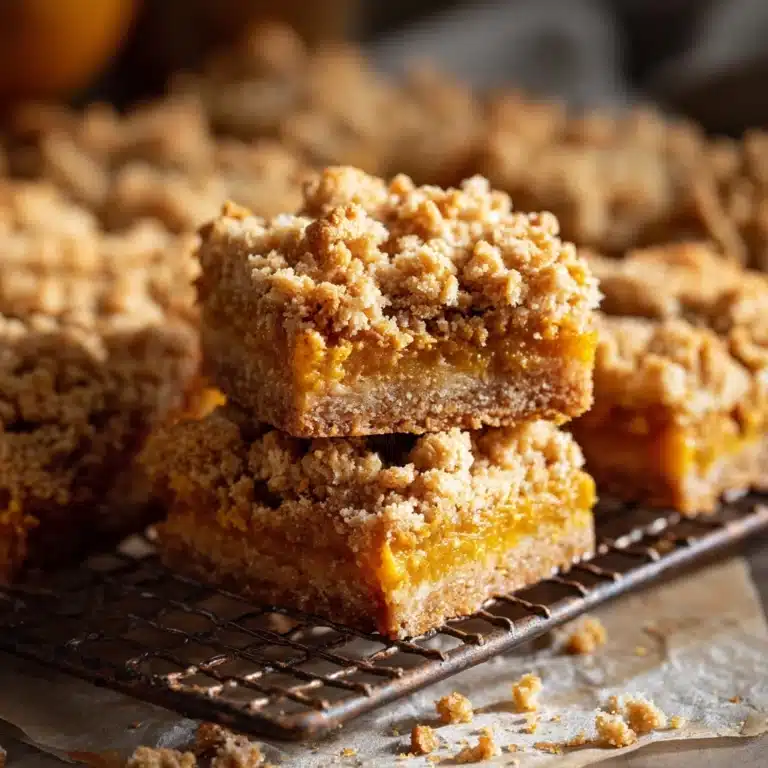 Pumpkin Oatmeal Crumble Squares Recipe