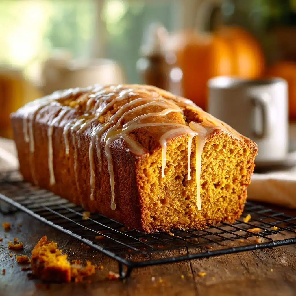 Maple Glazed Pumpkin Loaf Recipe