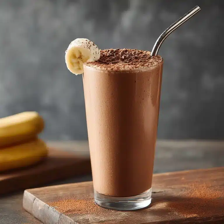 Chocolate Protein Smoothie Recipe