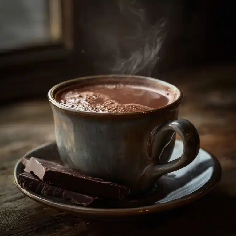 Hot Chocolate with Dark Cocoa Recipe
