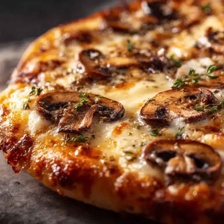 Truffle Mushroom Pizza Recipe
