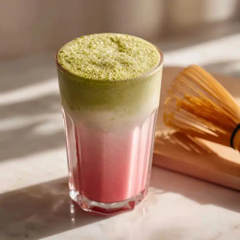 Strawberry Matcha Latte Recipe