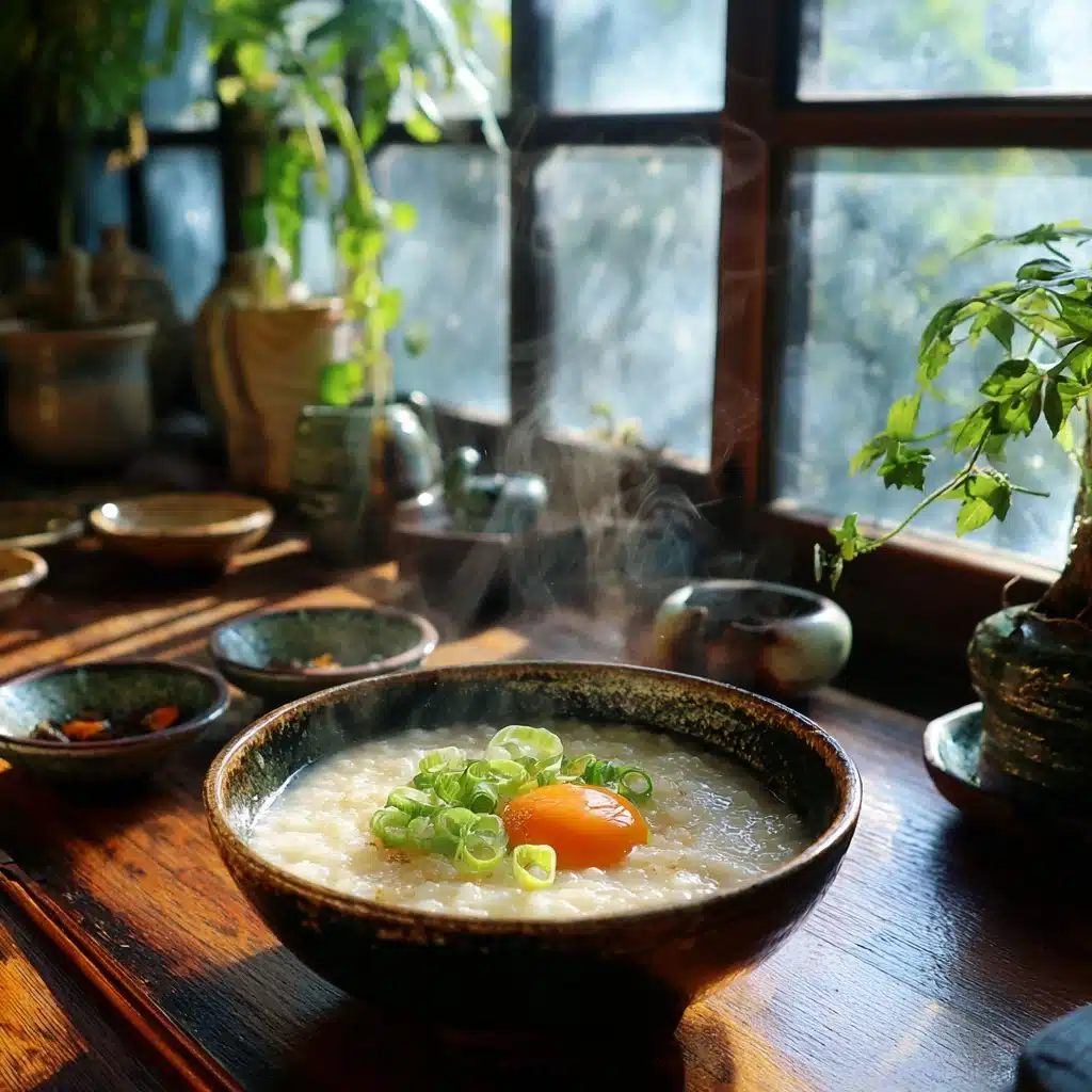 Traditional Japanese Rice Porridge (Okayu) Recipe - Recipe Image