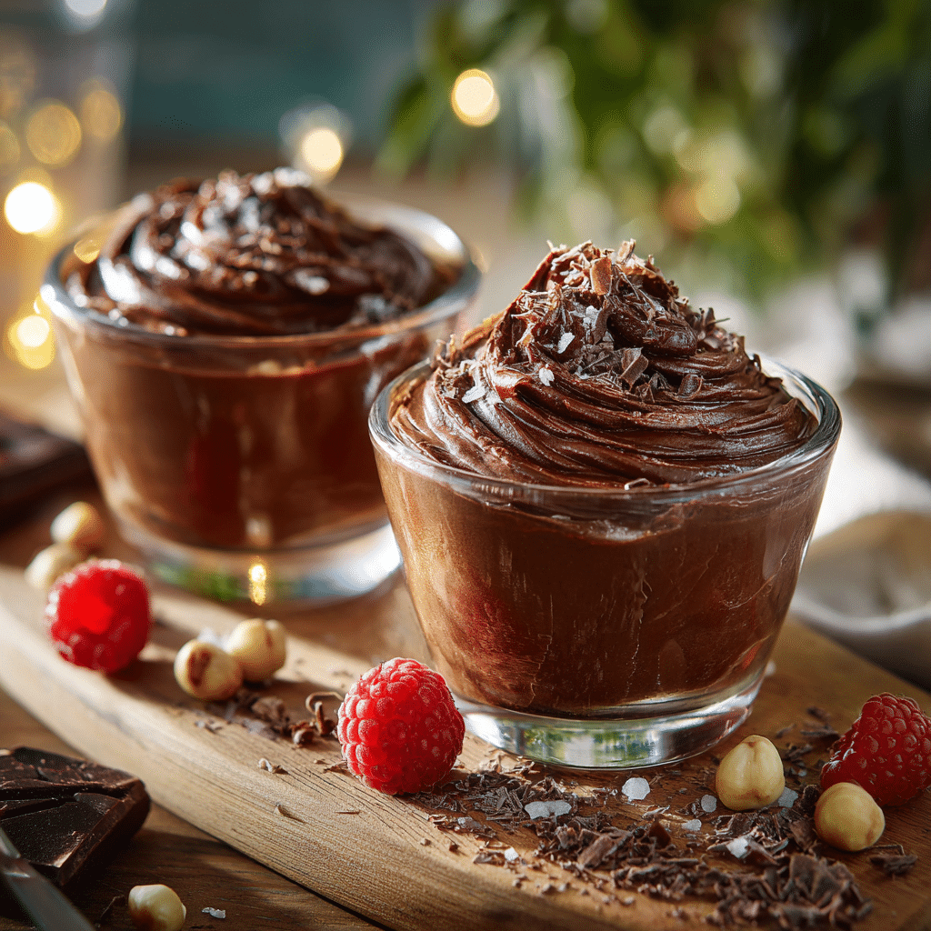 Chocolate Hazelnut Mousse (vegan) Recipe - Recipe Image