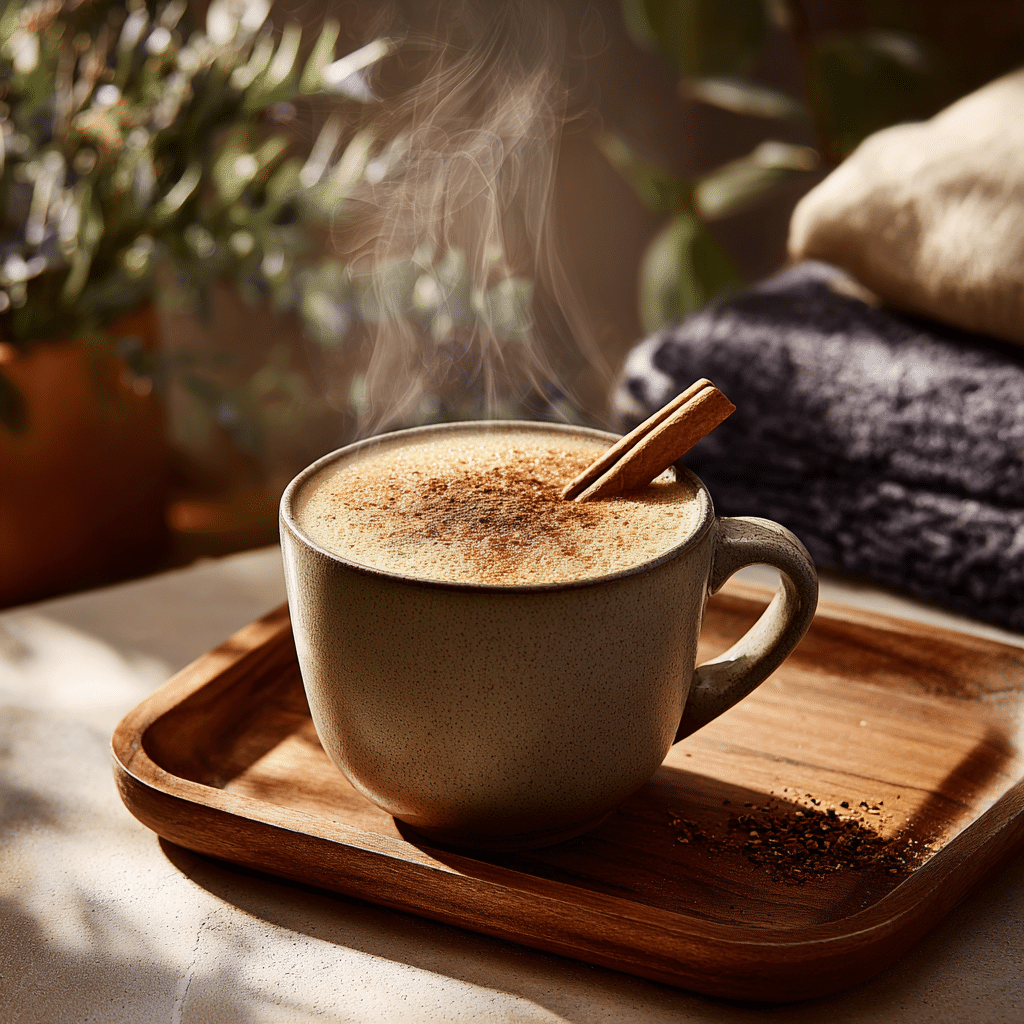 Spiced Chai Latte (vegan) Recipe - Recipe Image
