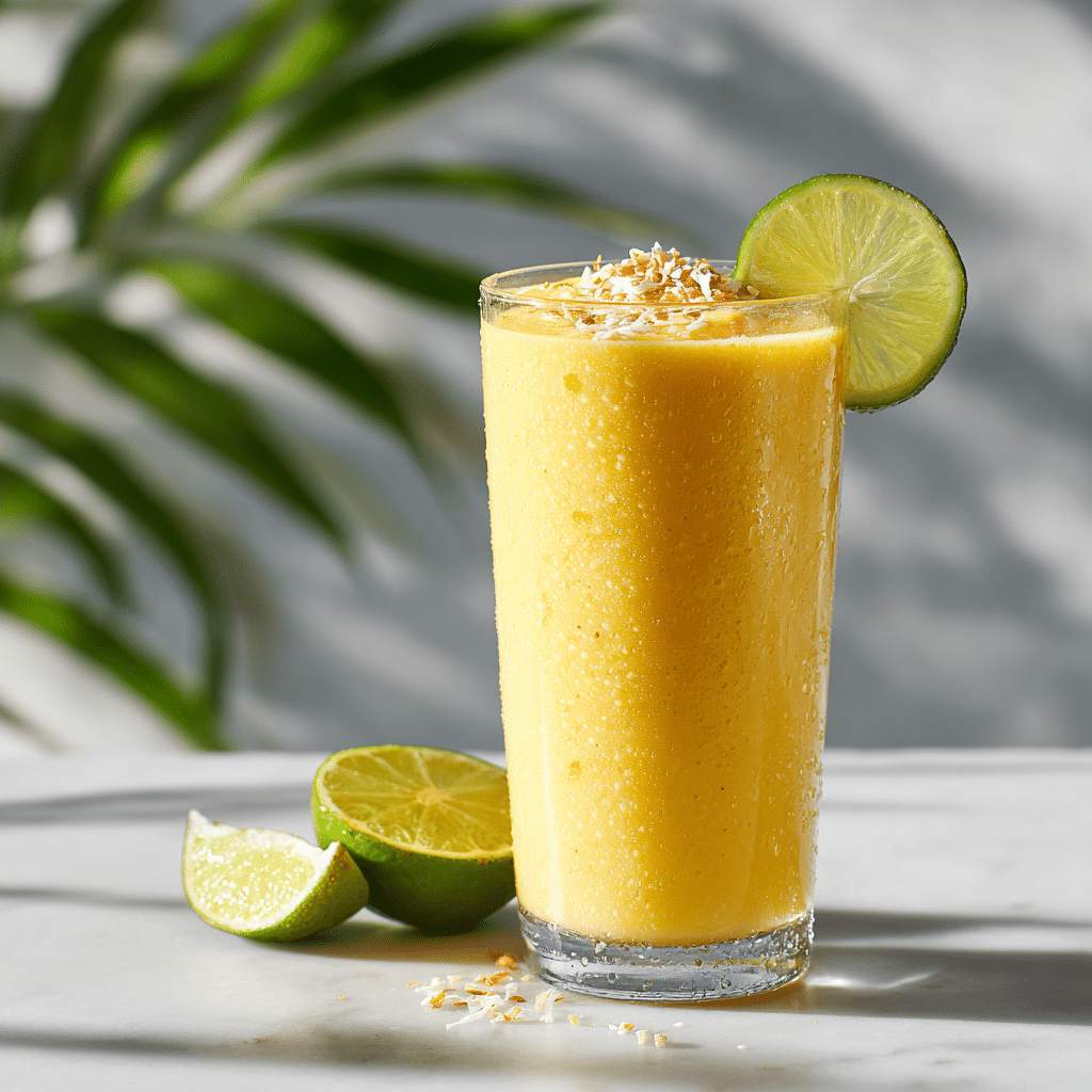 Tropical Mango Smoothie Recipe - Recipe Image