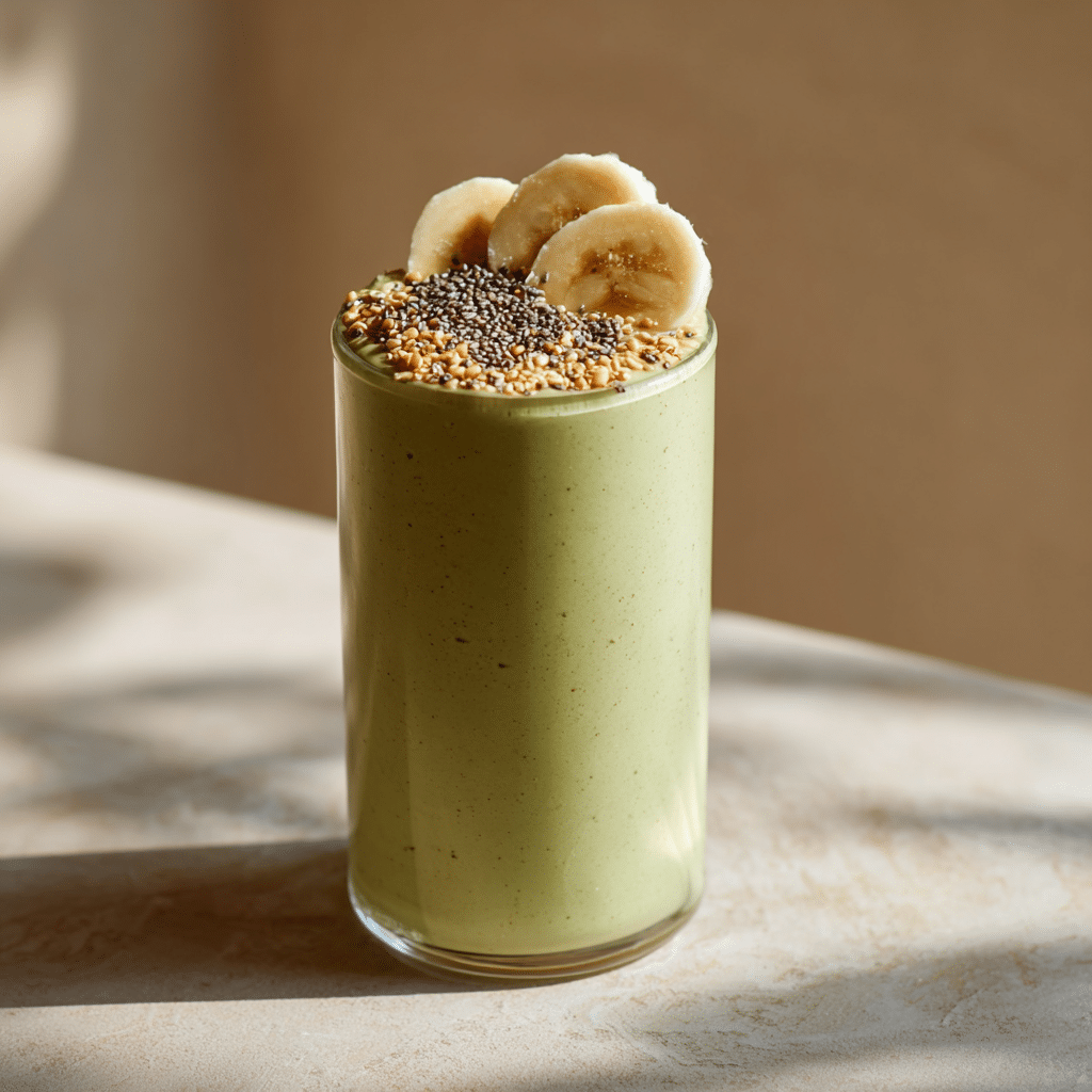 Creamy Avocado Banana Smoothie Recipe - Recipe Image