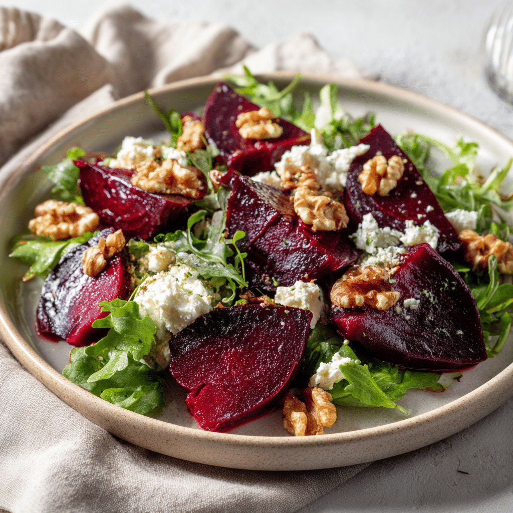 Roasted Beet and Walnut Salad Recipe - Recipe Image