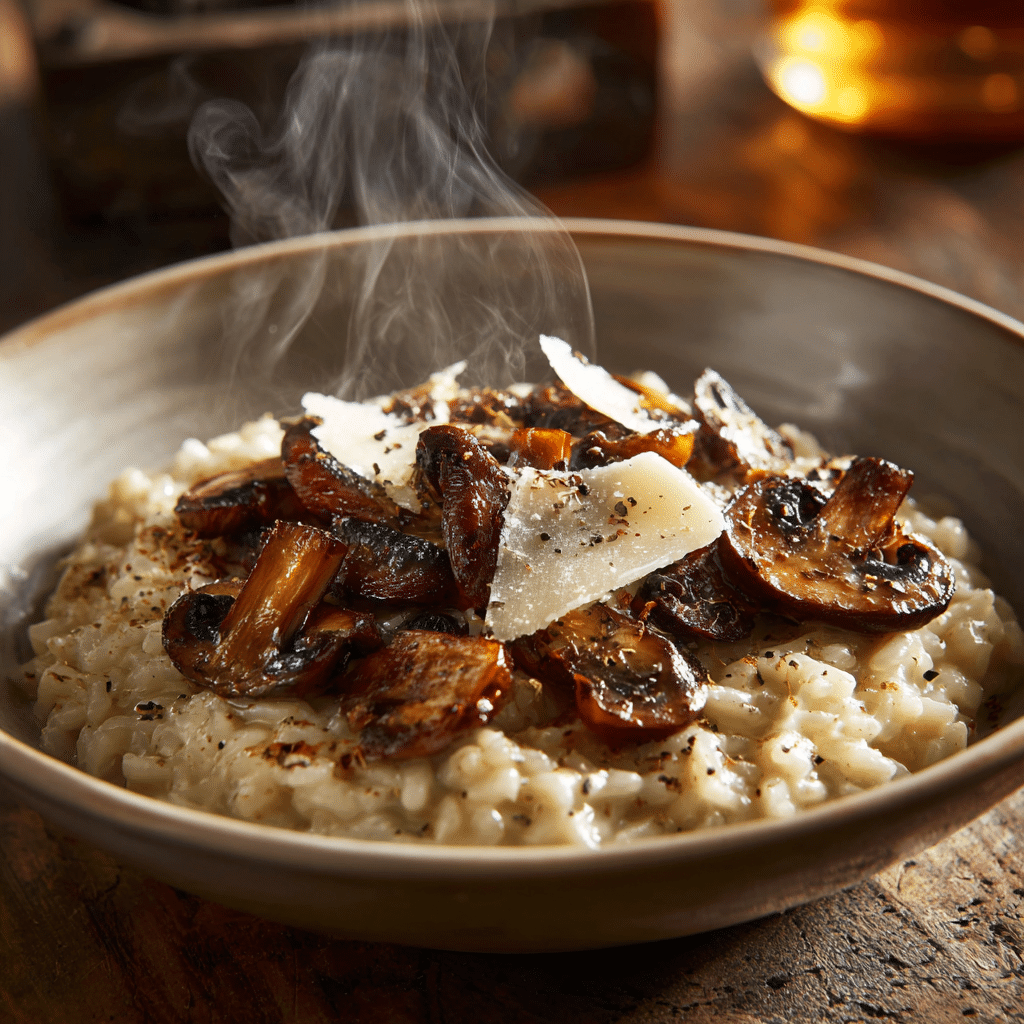 Creamy Mushroom Risotto Recipe - Recipe Image