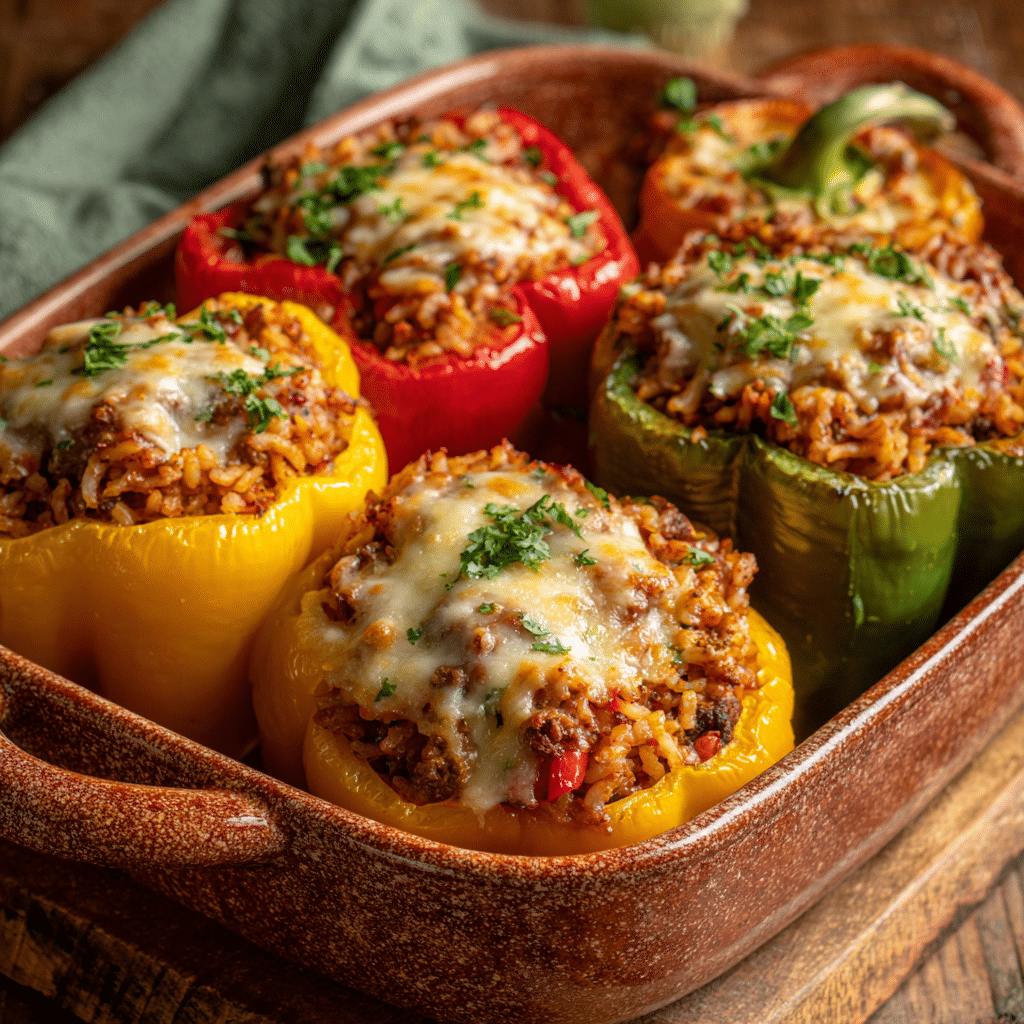 Stuffed Bell Peppers Recipe - Recipe Image
