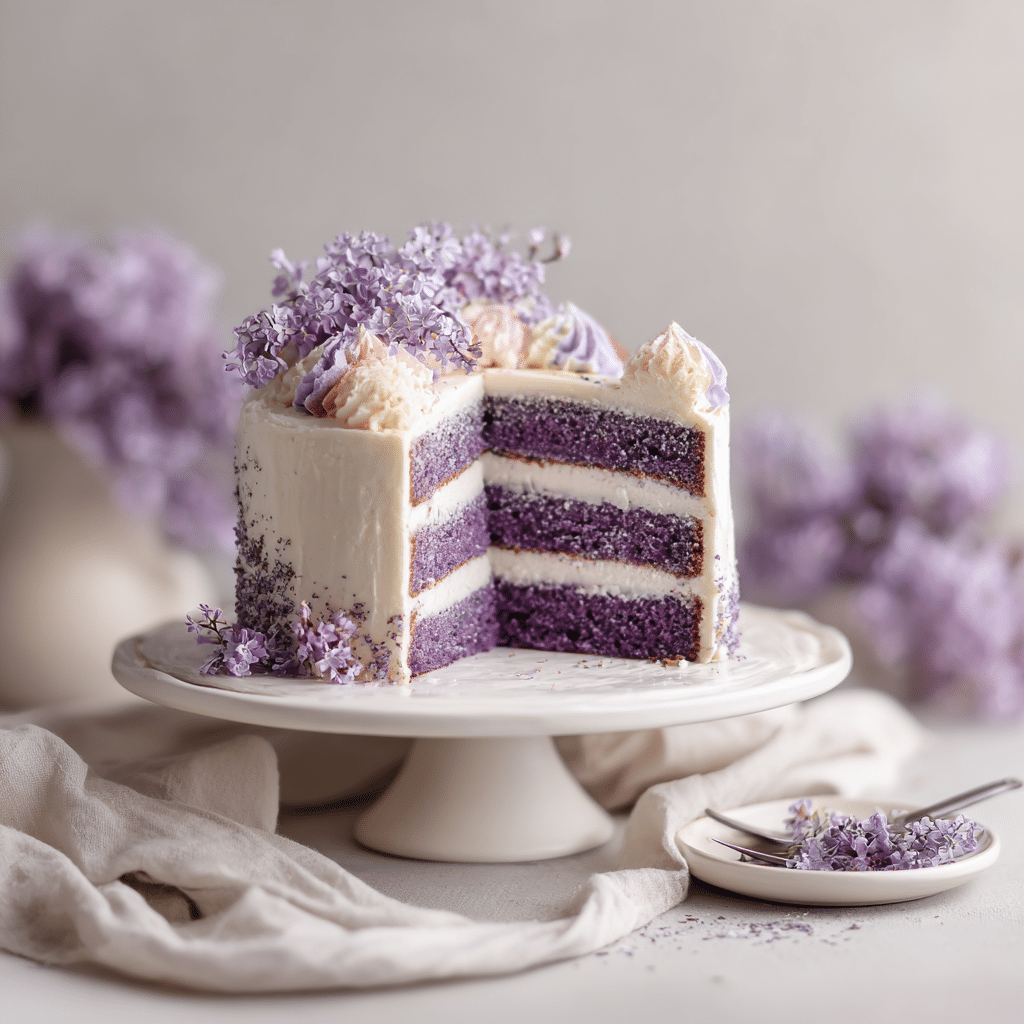 Violet Velvet Cake Recipe