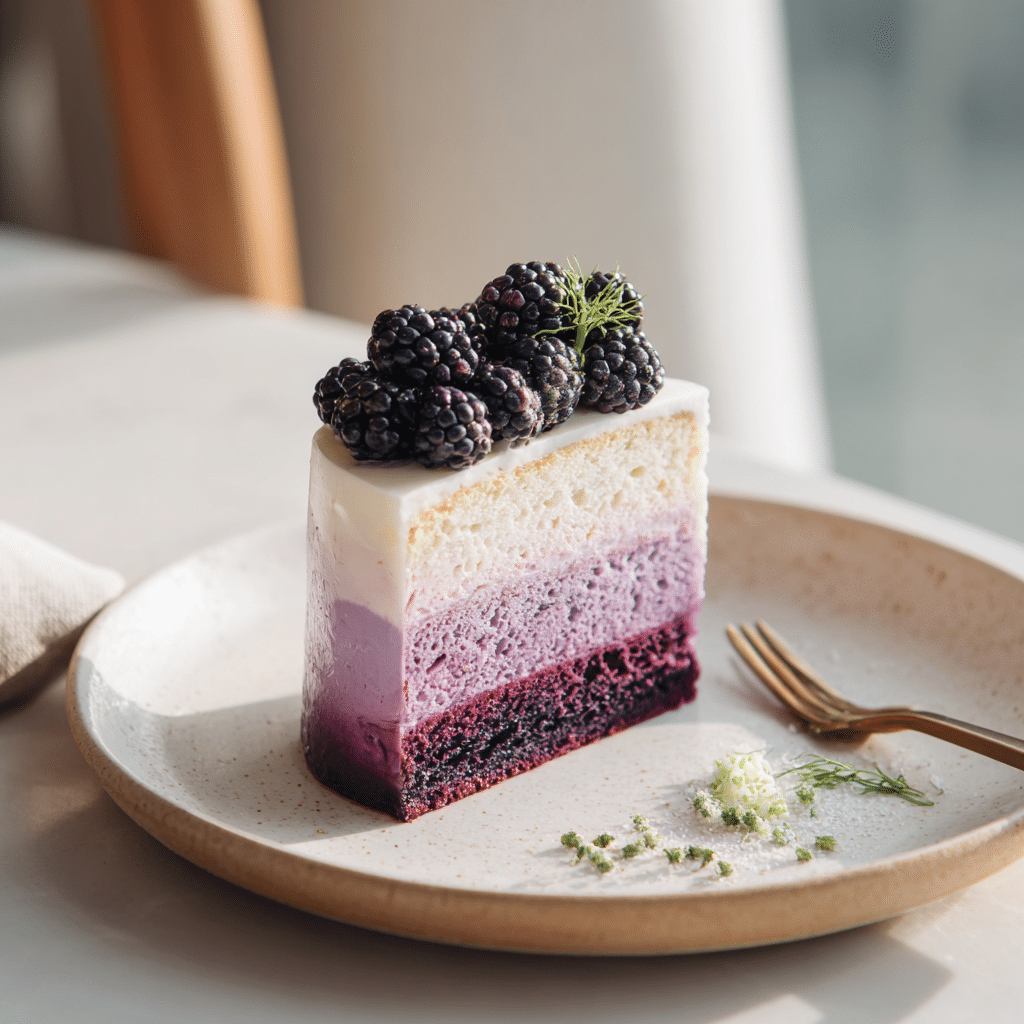 Blackberry Ombre Cake Recipe - Recipe Image