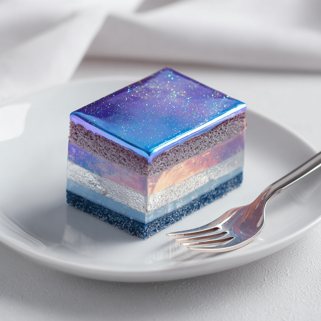 Galaxy Mirror Cake Recipe - Recipe Image