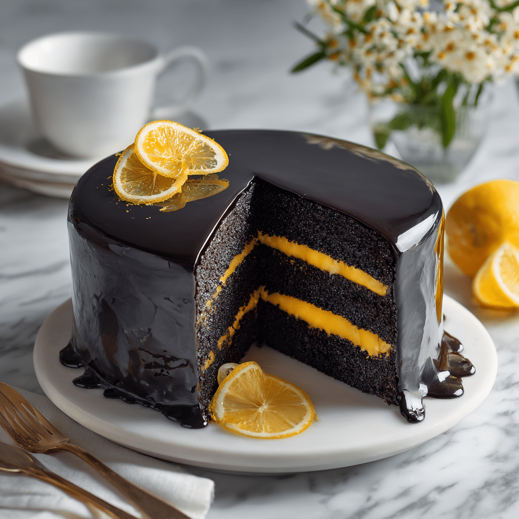 Black Rose Chocolate Cake Recipe
