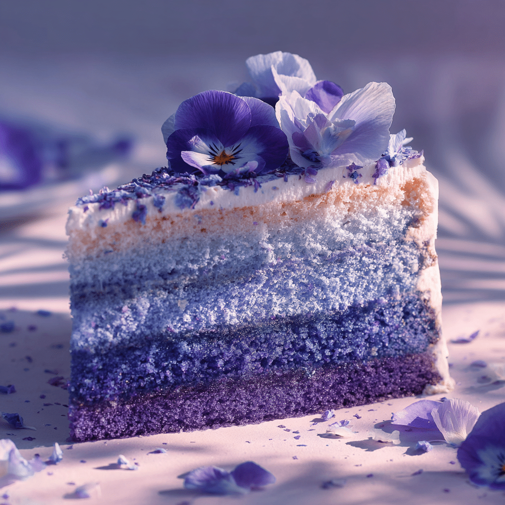 Blue Butterfly Pea Dream Cake Recipe - Recipe Image