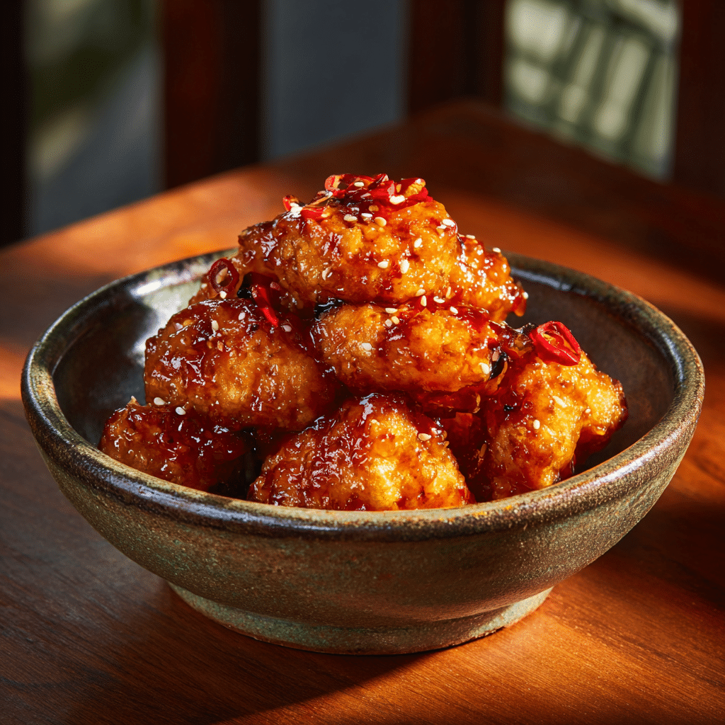 Spicy Mango Glazed Cauliflower Wings Recipe